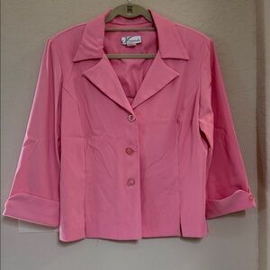 Dress Barn Pink Blazer Size L